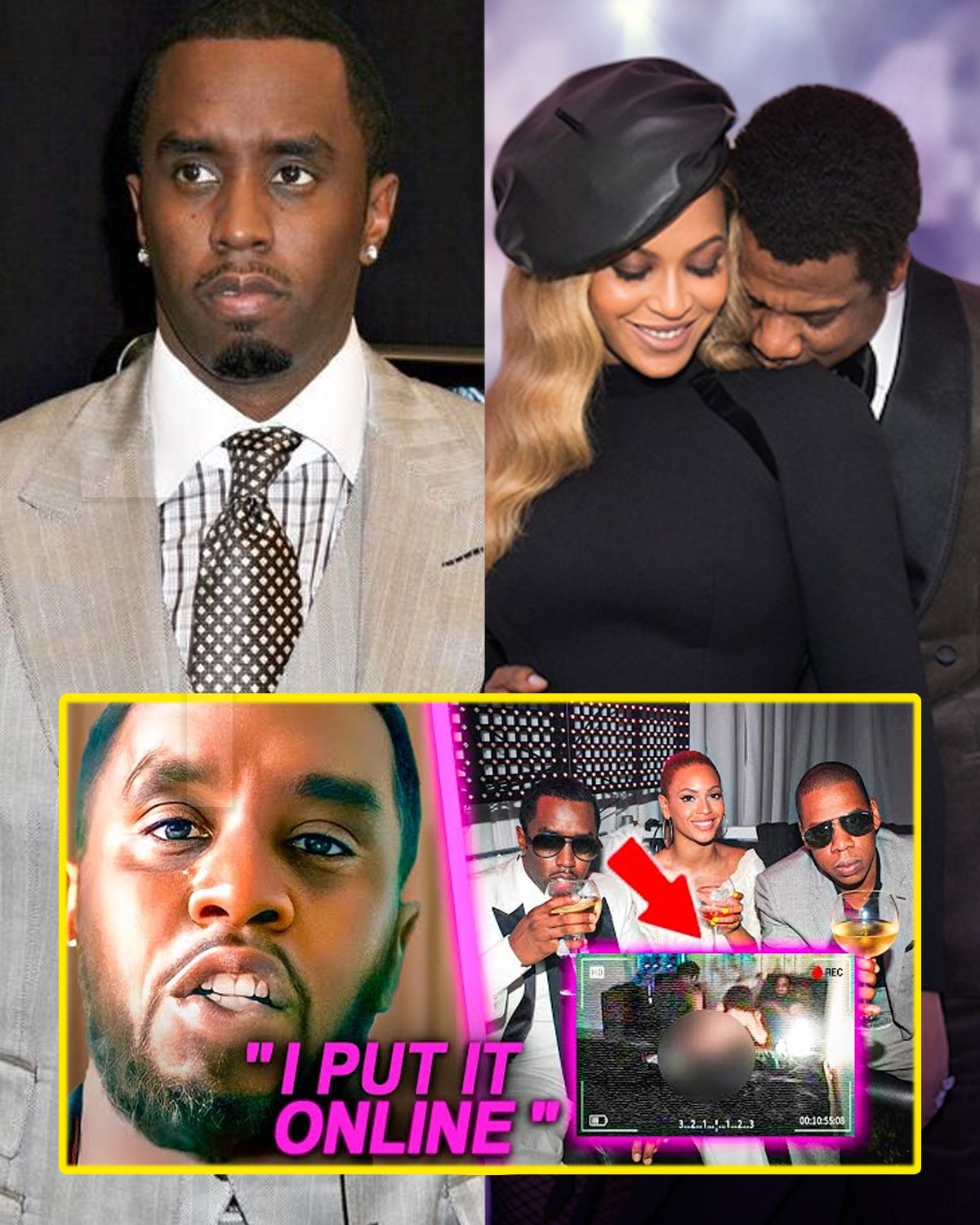 Diddy LEAKS Disturbing FOOTAGE Of Beyonce & Jay Z New EVIDENCE