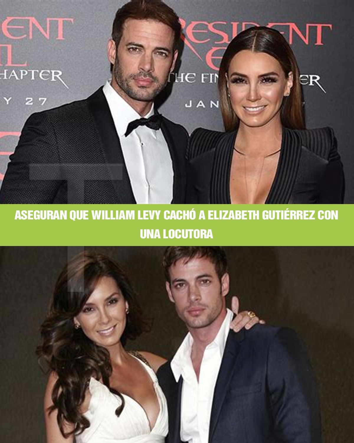 Aseguran Que William Levy Cach A Elizabeth Guti Rrez Con Una Locutora News